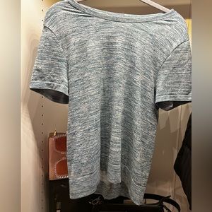 Athleta Short sleeve, light blue running top